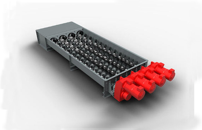 兩無軸葉片旋向相反,抗纏繞、不堵料
